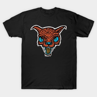 Orange Bad Cat T-Shirt